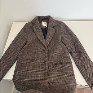 Abercrombie Women’s Plaid Blazer Jacket